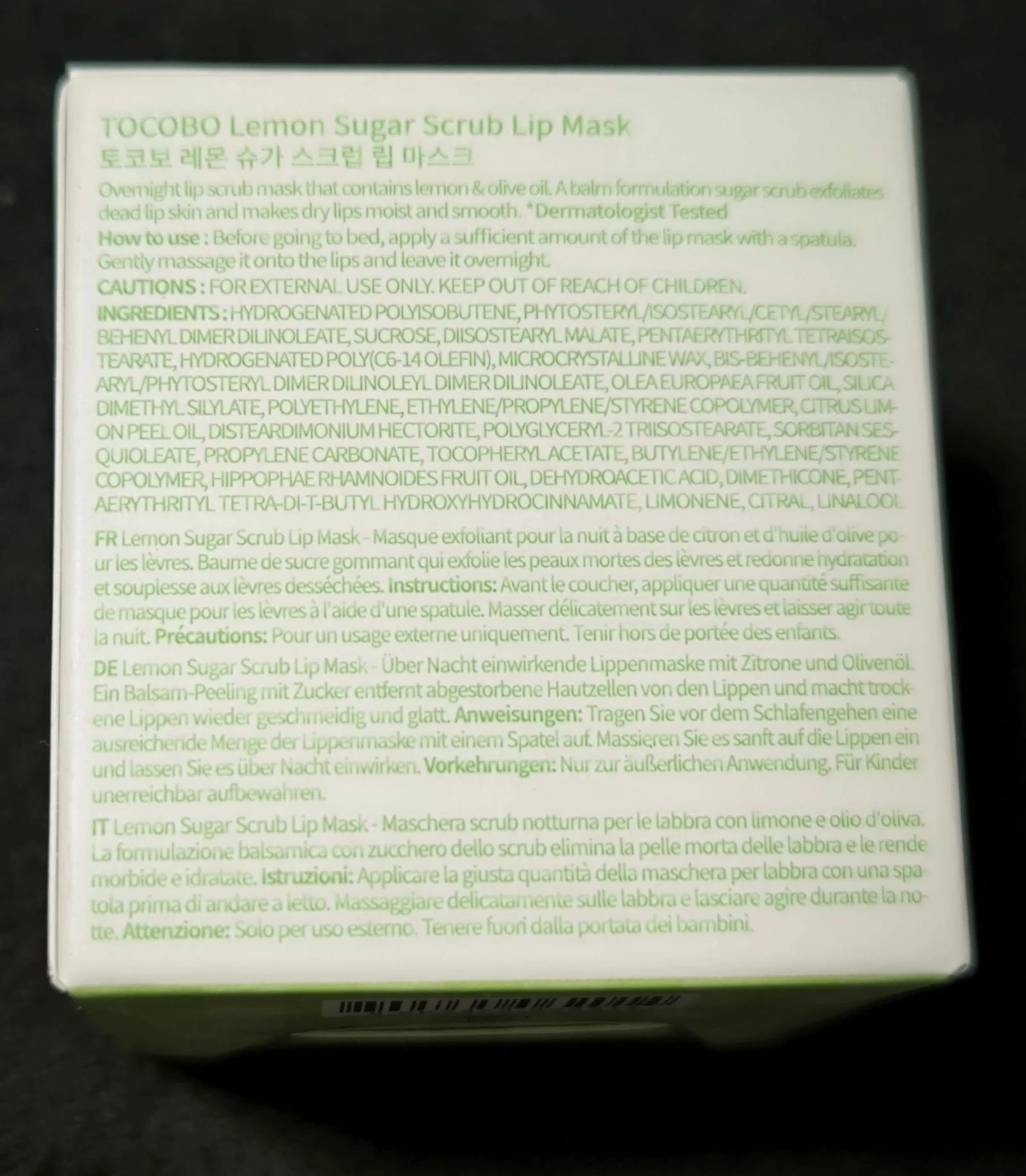 Tocobo overnight lip mask – photo 9
